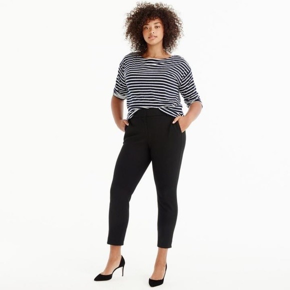 Jcrew High Rise Cameron, Black, Size 14